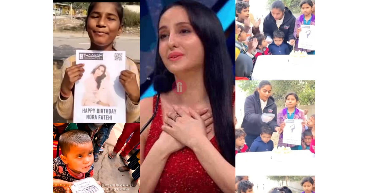 Nora Fatehi’s fans dedicate meals to over 1000+ underprivileged kids on the occasion of her birthday